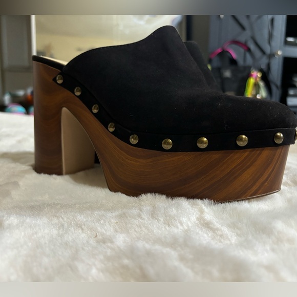 Jessica Simpson Studded Suede Mules - Picture 3 of 4